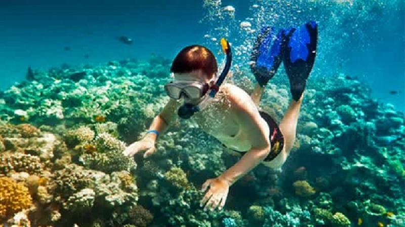 Baraka Aquarium Bungalows Нунгви Экстерьер фото
